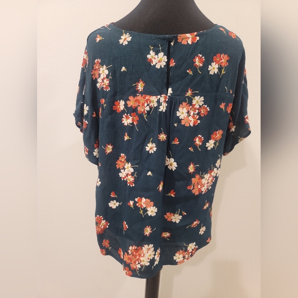Madewell Rhyme Spruce Blooms Top Size XS - Picture 3 of 5